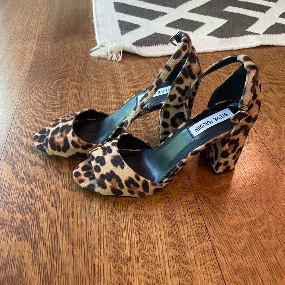 Steve Madden Leopard Print Women's Heels